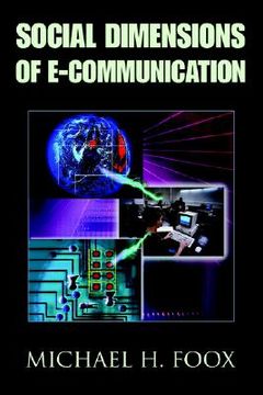 portada social dimensions of e-communication (in English)