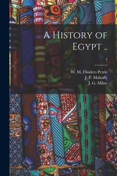 portada A History of Egypt ..; 4 (en Inglés)