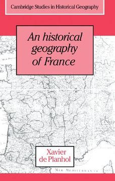 portada An Historical Geography of France Hardback (Cambridge Studies in Historical Geography) (in English)
