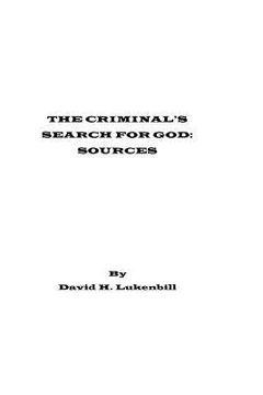 portada the criminal's search for god, sources (en Inglés)