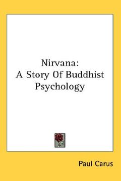 portada nirvana: a story of buddhist psychology