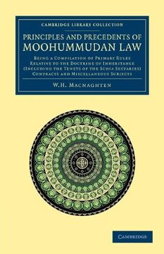 portada Principles and Precedents of Moohummudan law (Cambridge Library Collection - South Asian History) (en Inglés)