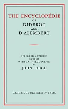 portada The Encyclopedie of Diderot and D'alembert: Selected Articles (en Inglés)