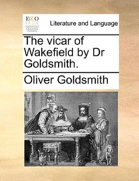 portada the vicar of wakefield by dr goldsmith. (in English)