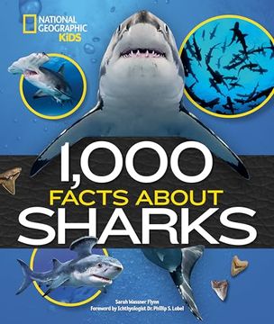 portada 1,000 Facts About Sharks (en Inglés)