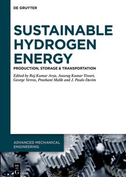 portada Sustainable Hydrogen Energy: Production, Storage & Transportation (in English)