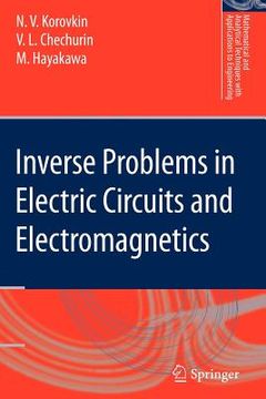 portada inverse problems in electric circuits and electromagnetics (en Inglés)