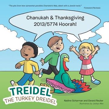 portada Treidel the Turkey Dreidel (en Inglés)