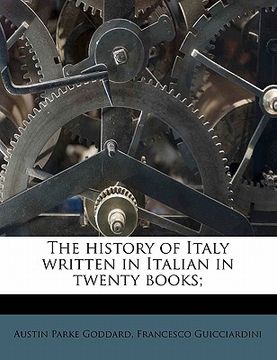 portada the history of italy written in italian in twenty books;