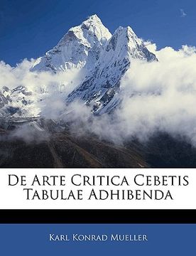 portada de Arte Critica Cebetis Tabulae Adhibenda (in Latin)