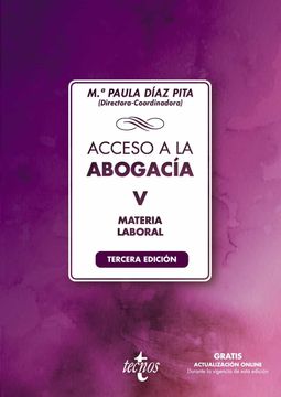 portada Acceso a la Abogacía-V: Tomo v. Materia Laboral (in Spanish)
