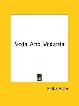 portada veda and vedanta (en Inglés)