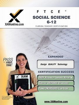 portada ftce social science 6-12 teacher certification exam (en Inglés)