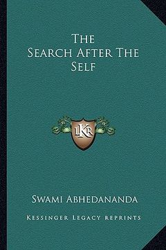 portada the search after the self (en Inglés)