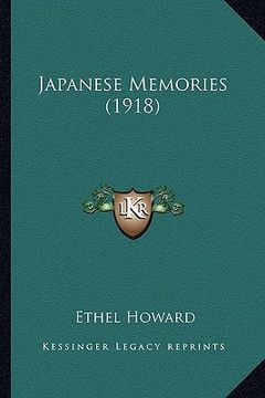 portada japanese memories (1918) (en Inglés)