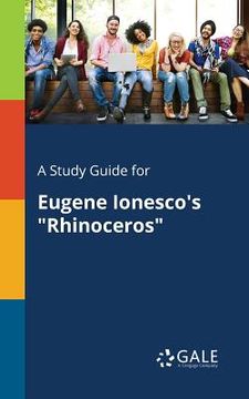 portada A Study Guide for Eugene Ionesco's "Rhinoceros"