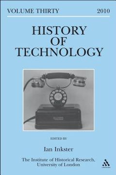portada History of Technology Volume 30 (en Inglés)