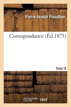 portada Correspondance. Tome IX (in French)