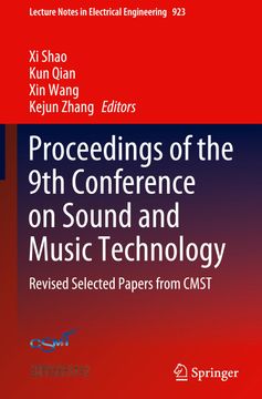 portada Proceedings of the 9th Conference on Sound and Music Technology: Revised Selected Papers From Cmst (en Inglés)