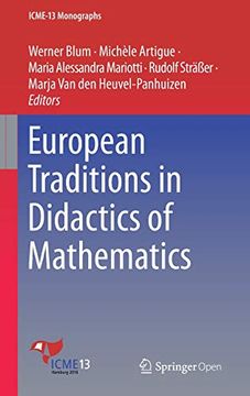 portada European Traditions in Didactics of Mathematics (Icme-13 Monographs) (in English)