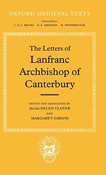 portada The Letters of Lanfranc, Archbishop of Canterbury (Oxford Medieval Texts) 