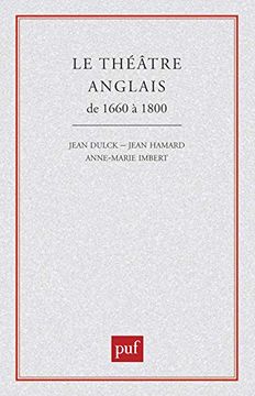 portada Le Théâtre Anglais de 1660 à 1800