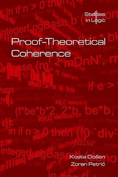 portada proof-theoretical coherence (en Inglés)