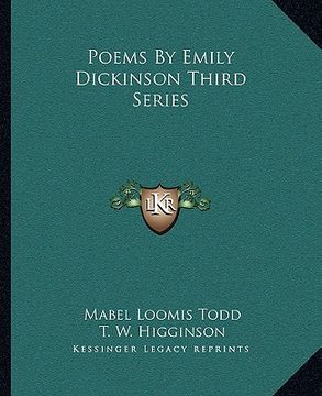 portada poems by emily dickinson third series (en Inglés)
