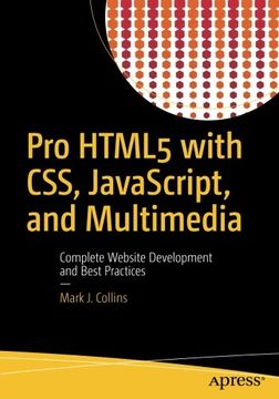 portada Pro Html5 With Css, Javascript, and Multimedia: Complete Website Development and Best Practices [Soft Cover ] 