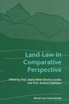 portada land law in comparative perspective (en Inglés)