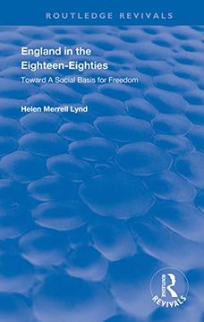 portada England in the Eighteen Eighties (Routledge Revivals) (en Inglés)