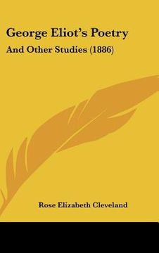 portada george eliot's poetry: and other studies (1886) (in English)