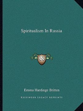 portada spiritualism in russia (in English)