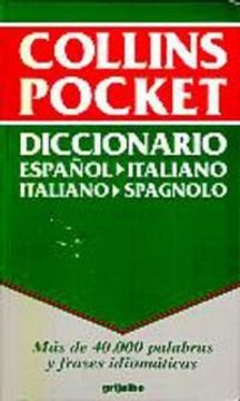 portada Diccionario Collins Pocket Español-Italiano, Italiano-Spagnolo