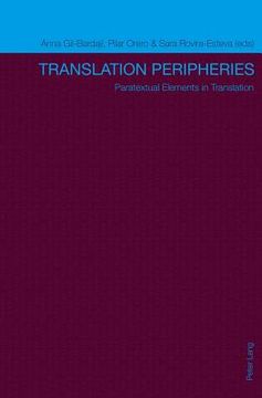portada translation peripheries: paratextual elements in translation (in English)