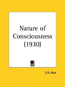 portada nature of consciousness (en Inglés)
