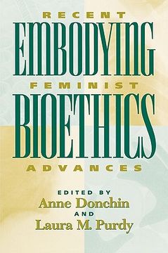 portada embodying bioethics: recent feminist advances (en Inglés)