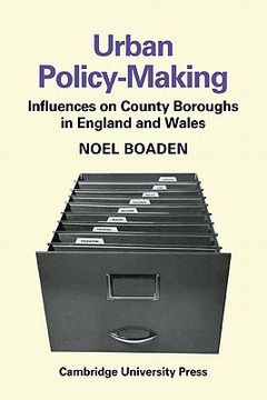 portada Urban Policy-Making Paperback (en Inglés)
