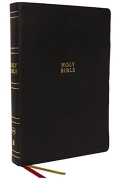 portada Nkjv Holy Bible, Super Giant Print Reference Bible, Black Genuine Leather, 43,000 Cross References, red Letter, Comfort Print: New King James Version (en Inglés)