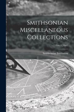 portada Smithsonian Miscellaneous Collections; v.153: no.4 (1968) (en Inglés)