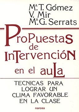 portada Propuestas de Intervención en el Aula (in Spanish)