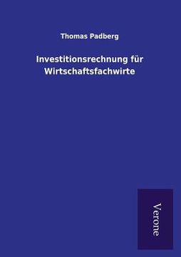 portada Investitionsrechnung für Wirtschaftsfachwirte (en Alemán)