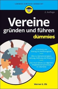 portada Vereine Gründen und Führen für Dummies (in German)