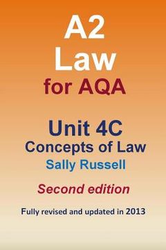 portada A2 Law For AQA Unit 4C Concepts of Law (en Inglés)