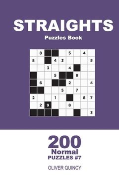 portada Straights Puzzles Book - 200 Normal Puzzles 9x9 (Volume 7) (in English)