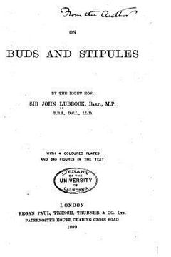 portada On Buds and Stipules (en Inglés)