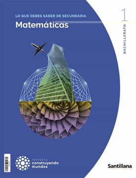 portada Matematicas Ciencias Sociales 1º Bachillerato Construyendo Mundos ed 2022
