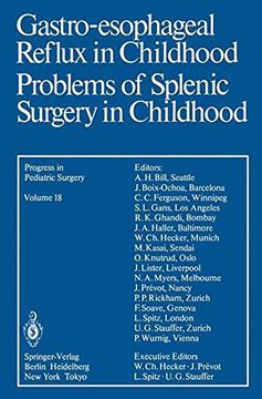 portada gastro-esophageal reflux in childhood problems of splenic surgery in childhood