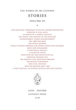 portada Sri Chinmoy: Stories III (in English)