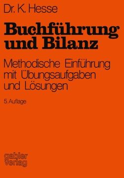 portada Buchführung und Bilanz: Methodische Einführung mit Übungsaufgaben und Lösungen (German Edition)